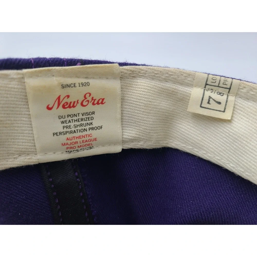 Vintage Minnesota Golden Gophers New Era Pro Model Fitted 7 3/8 Hat Cap Wool Men